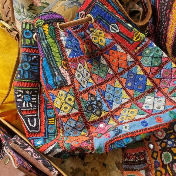 Artisan Boho Hippie Banjara patchwork bag handmade - Picture 3 of 16